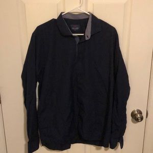 Camisaria Italians dark blue dress shirt